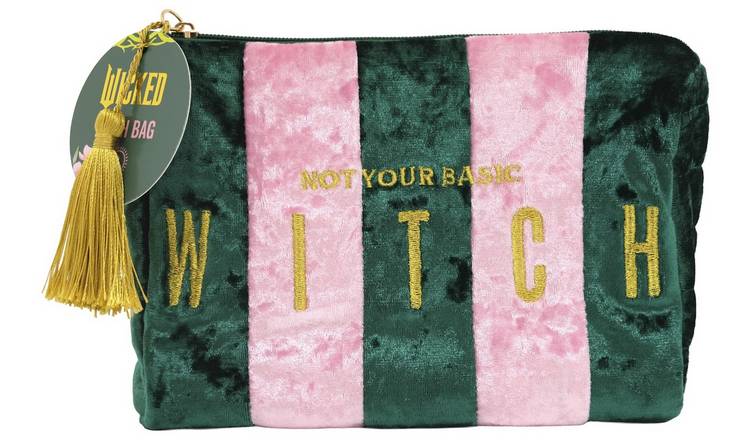 Wicked bathing gift set with shower gel body puff and wash bag - British product