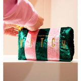 Wicked bathing gift set with shower gel body puff and wash bag - British product