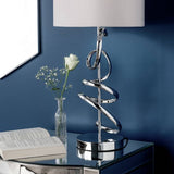 Argos Argos Home Sculptural Swirl Table Light - Grey- Buy online at McGrocer