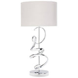 Argos Home sculptural swirl table light in grey, UK version