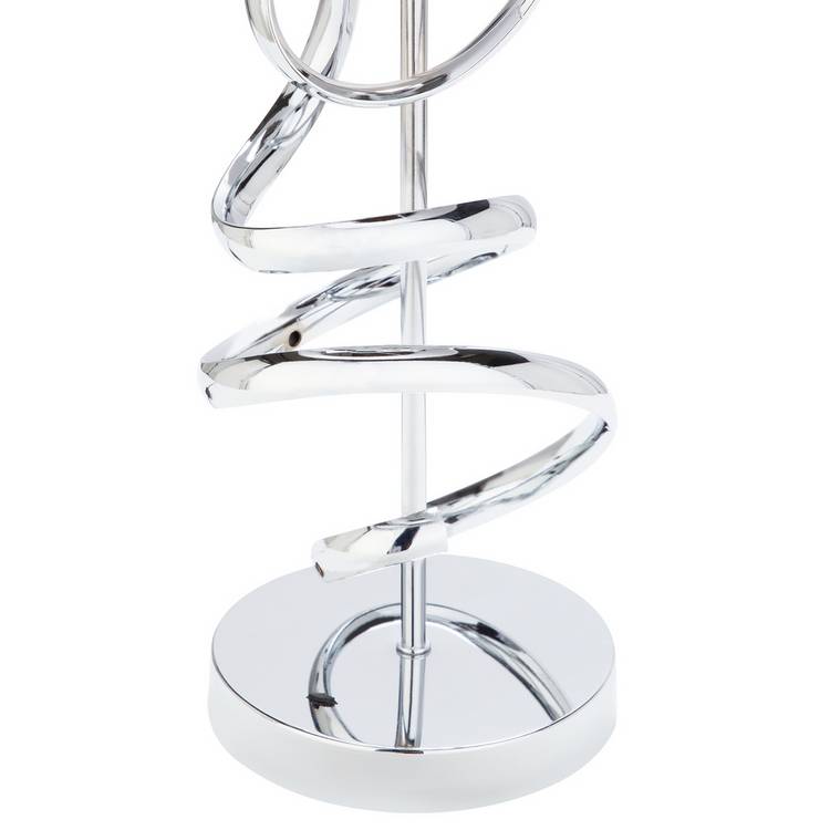 Argos Home sculptural swirl table light in grey, UK version