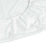 Habitat Cotton Rich 180 TC White Fitted Sheet - Small Double