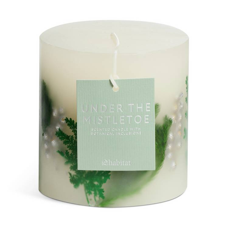 Habitat candle Under the Mistletoe 10.2cm, UK version