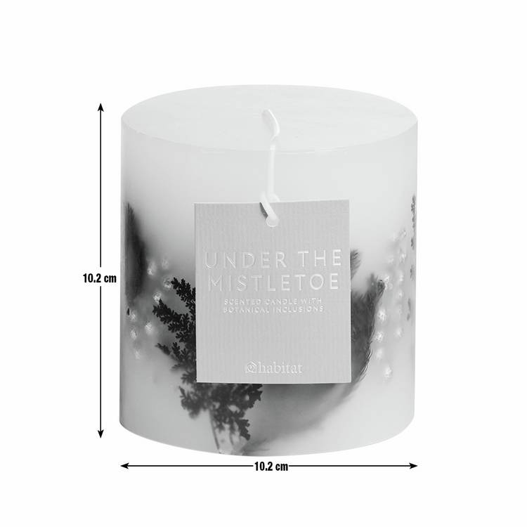 Habitat candle Under the Mistletoe 10.2cm, UK version