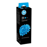 HP cyan ink bottle 70ml high yield, imported from the UK