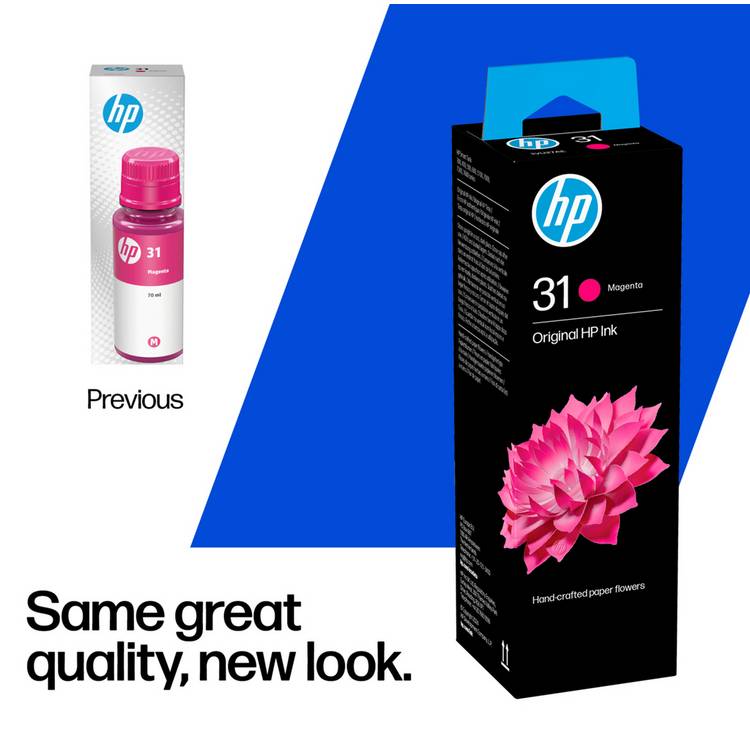 HP magenta ink bottle 70ml, UK version