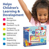 Numberblocks Clip & Learn educational toy, imported from the UK