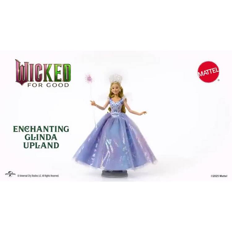 Mattel Wicked Glinda doll with accessories, imported from the UK