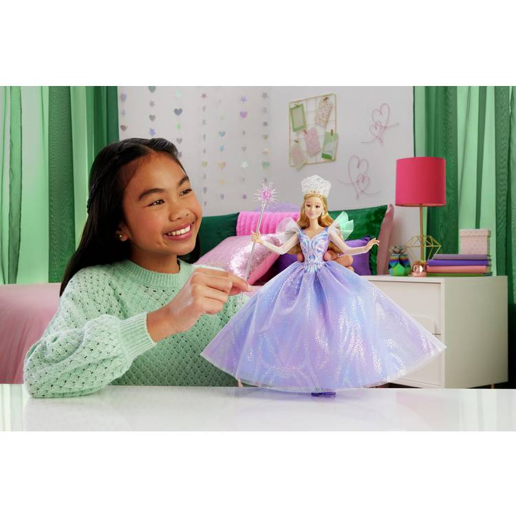 Mattel Wicked Glinda doll with accessories, imported from the UK