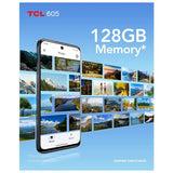 TCL 605 mobile phone 128GB black - British product