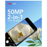 TCL 605 mobile phone 128GB black - British product