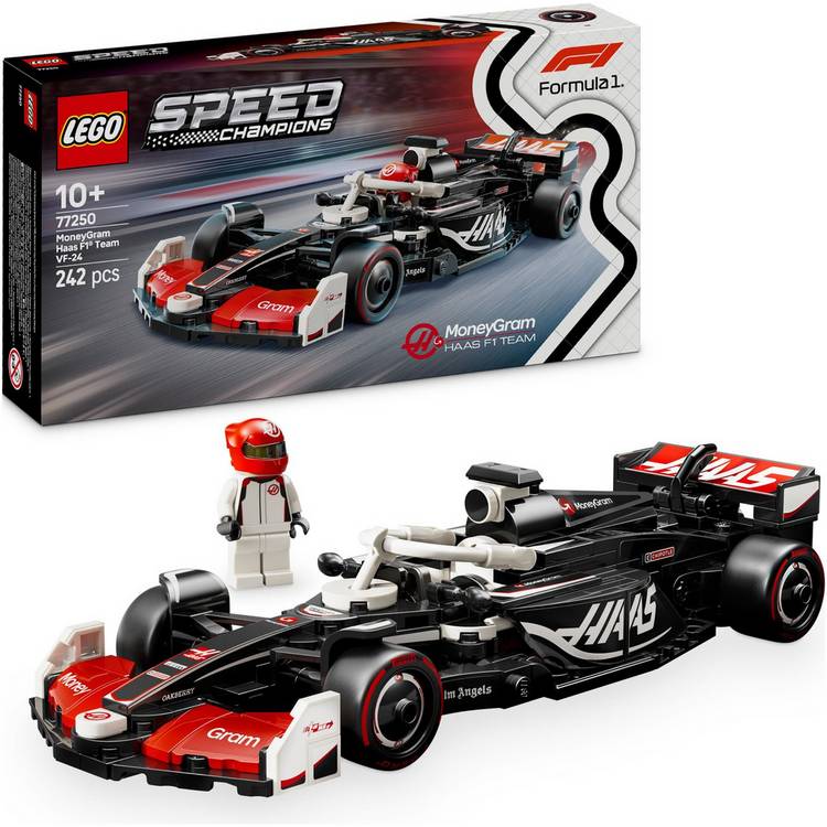LEGO Speed Champions Haas F1 car 242 pieces - British product