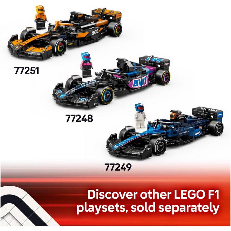 LEGO Speed Champions Haas F1 car 242 pieces - British product