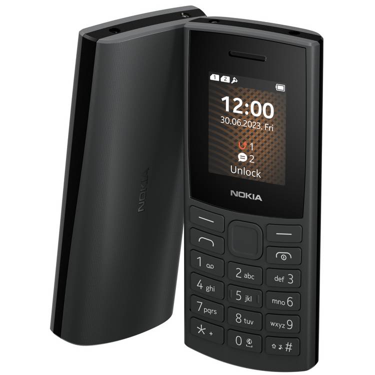 Vodafone Nokia 105 2nd Edition mobile phone Charcoal - British product