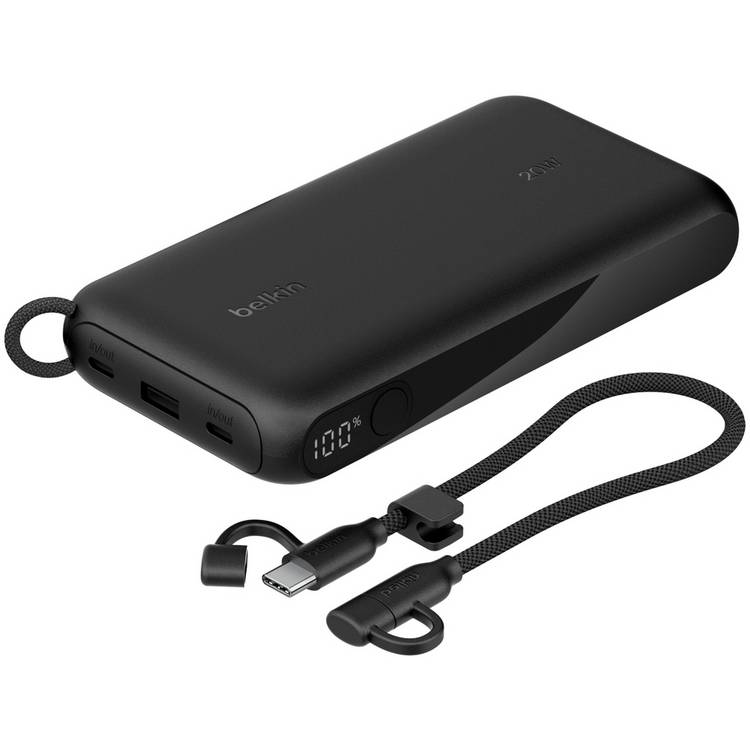 Belkin 20W 20000mAh power bank with display (British brand)