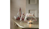 Argos Habitat Striped Glass Christmas Tree Shaped Wax Melt Burner- Buy online at McGrocer