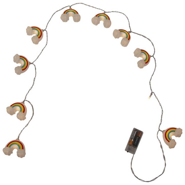 Searchlight Neon Effect Unicorn Rainbows string light 180cm - British product