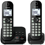 Panasonic cordless phone twin handset with answer machine - British product