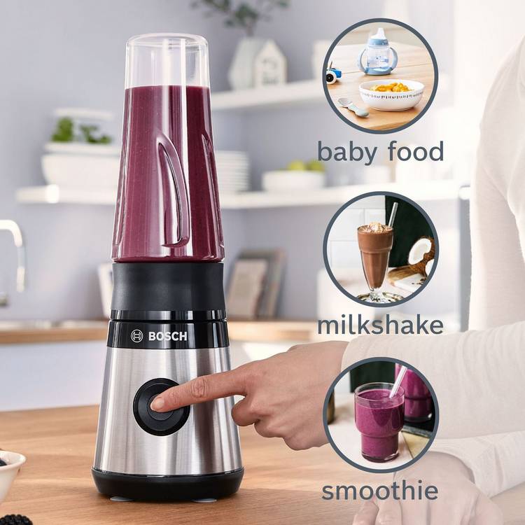 Bosch Vitapower mini blender 450W stainless steel (British brand)
