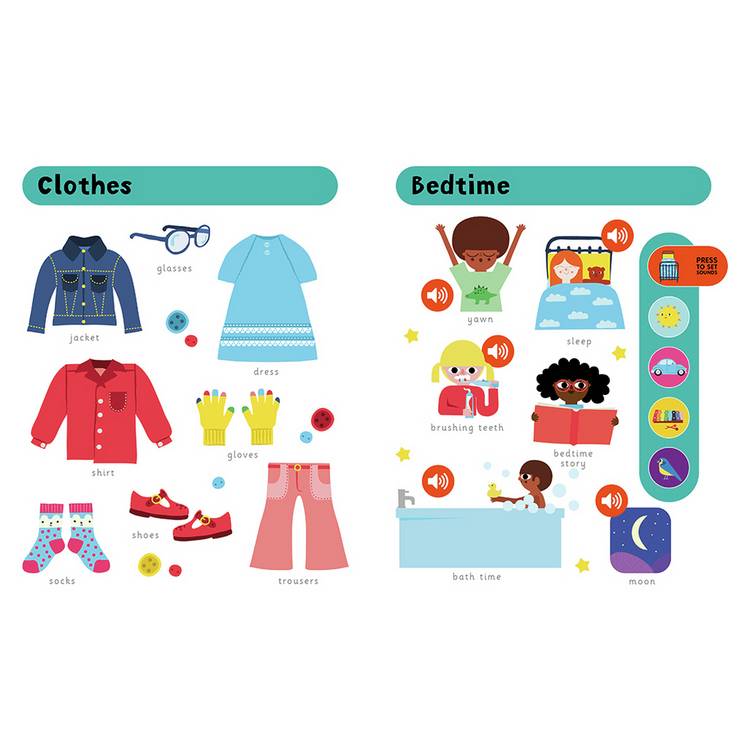 Igloo Books words picture book with sounds - British product