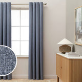 Argos Habitat Blackout Eyelet Curtains Navy Blue 117x137cm- Buy online at McGrocer