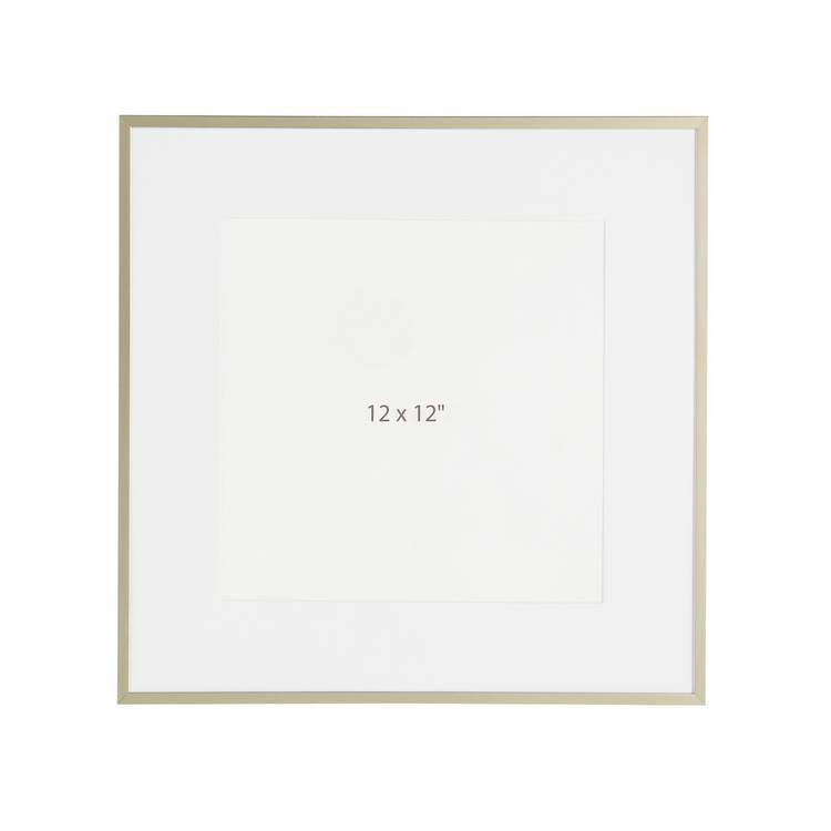 Argos Home gold aluminium picture frame 30x30cm (British brand)