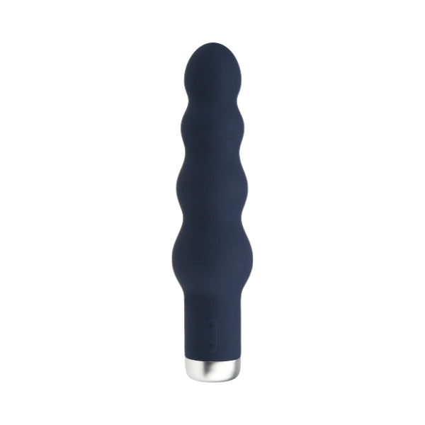 Nauti silicone ribbed vibrator, imported from the UK