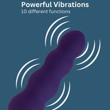Nauti silicone ribbed vibrator, imported from the UK