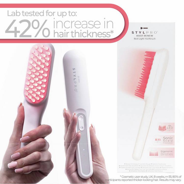 STYLPRO Root Renew red light hairbrush (British brand)
