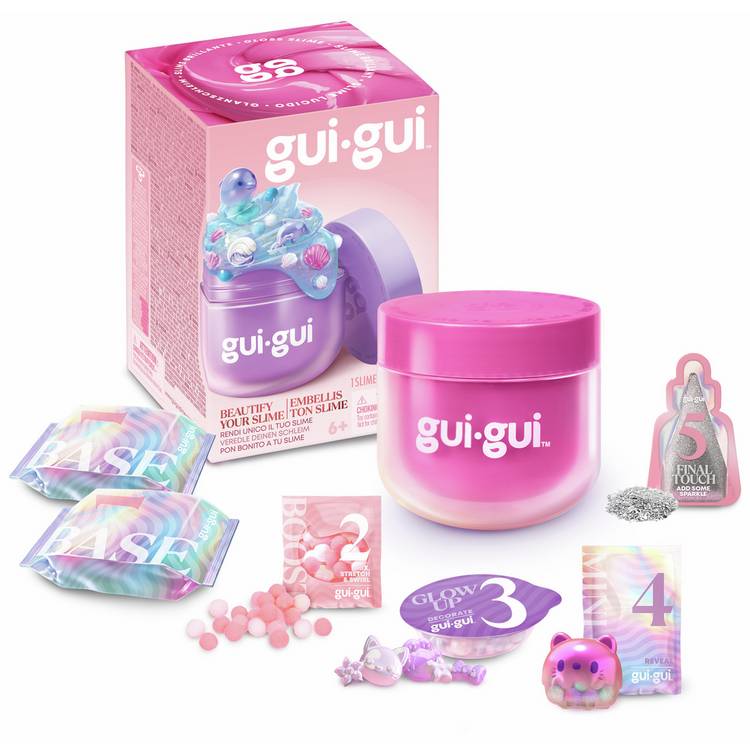 Gui Gui Shimmer Deluxe Duo Pack slime set (British brand)