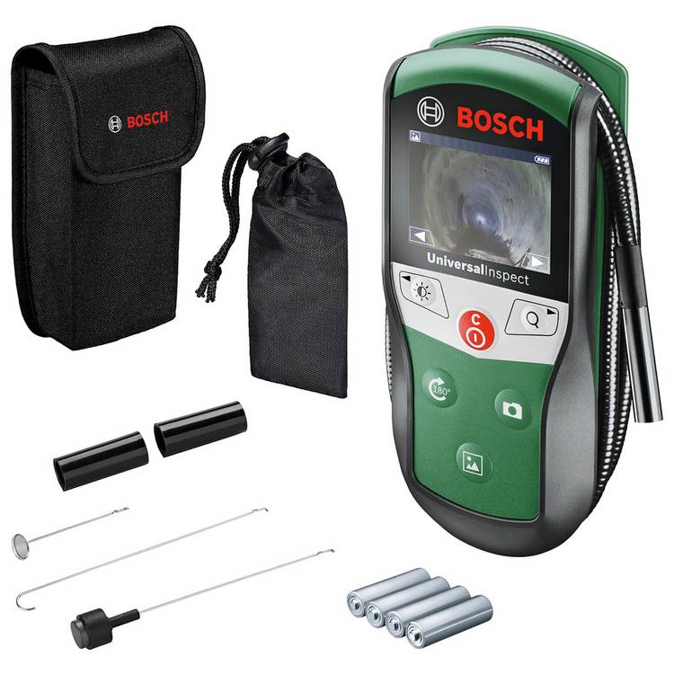 Bosch Universal Inspect inspection camera with flexible cable - British product