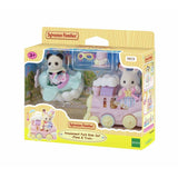 Sylvanian Families baby park ride with train and plane - British product