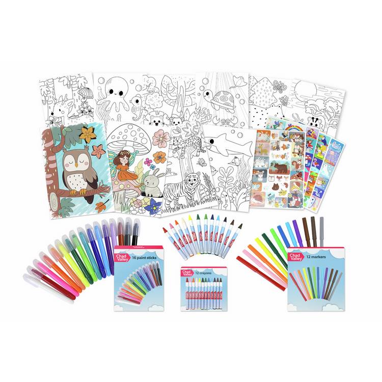Chad Valley ultimate box of paint sticks art set (British brand)