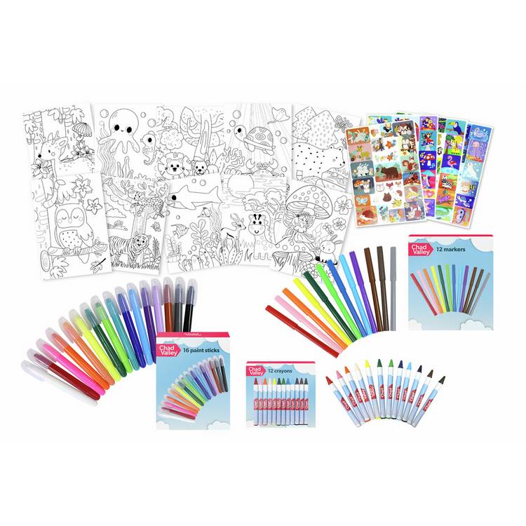 Chad Valley ultimate box of paint sticks art set (British brand)