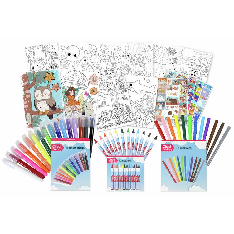 Chad Valley ultimate box of paint sticks art set (British brand)