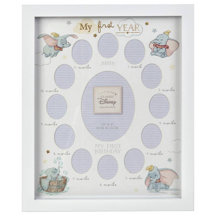 Disney Dumbo first year photo frame 30x24cm - British product
