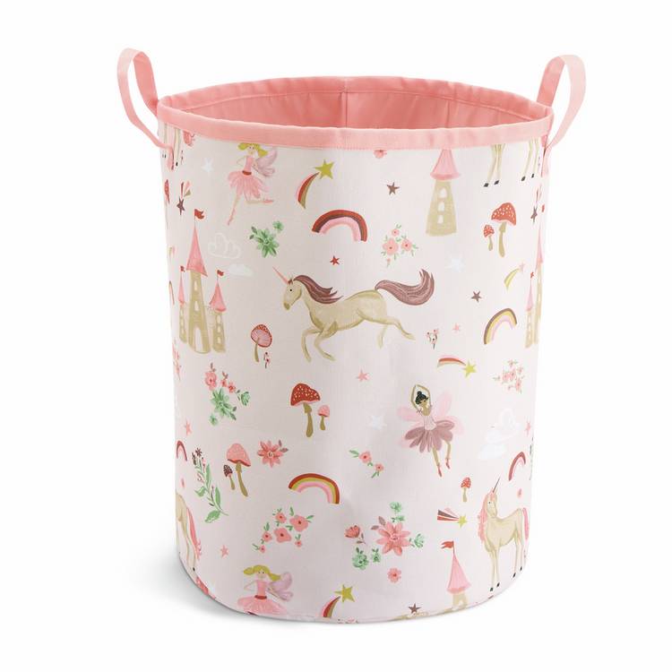 Argos Home unicorn laundry bag pink 80 litre, imported from the UK
