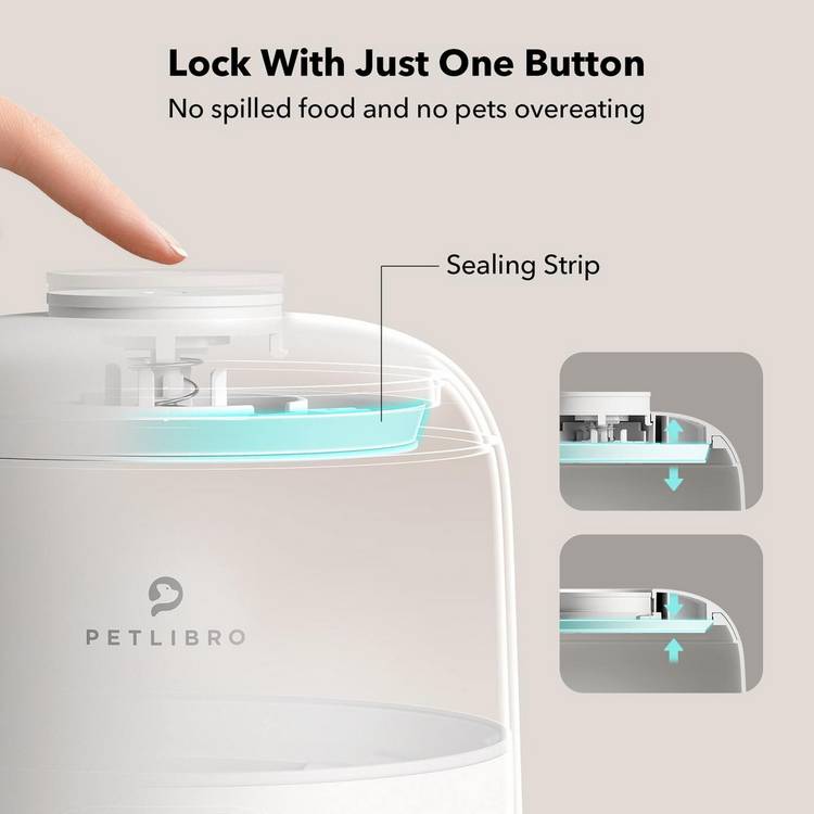 PETLIBRO automatic pet feeder white 2L, imported from the UK