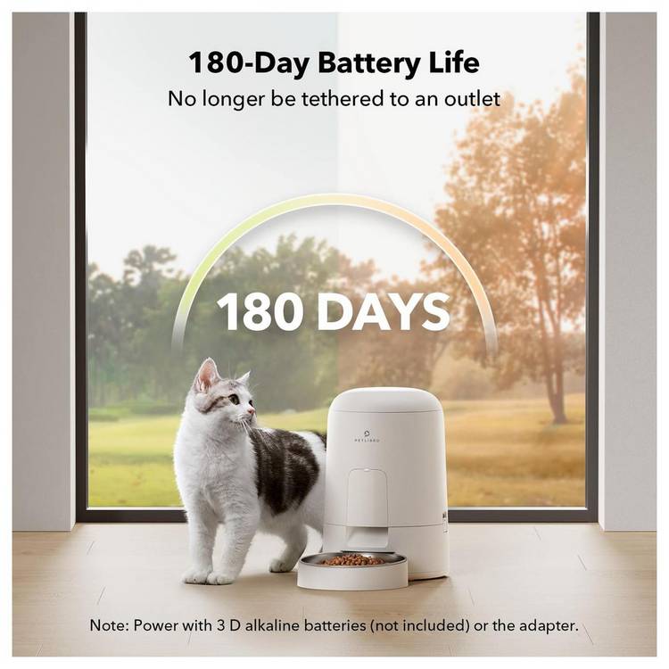 PETLIBRO automatic pet feeder white 2L, imported from the UK