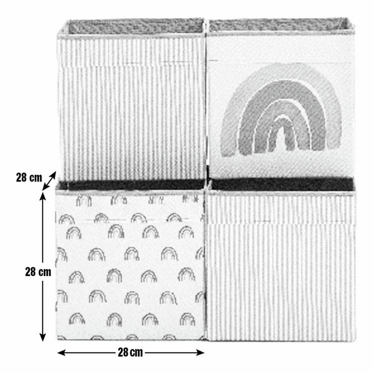 Habitat Molly four-piece kids storage box set, UK version