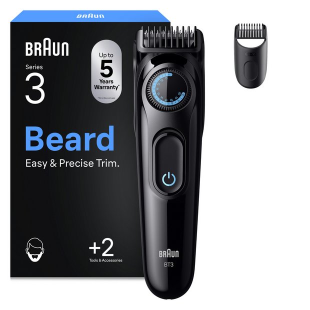 Braun BT 3500 Series 3 beard trimmer, UK version