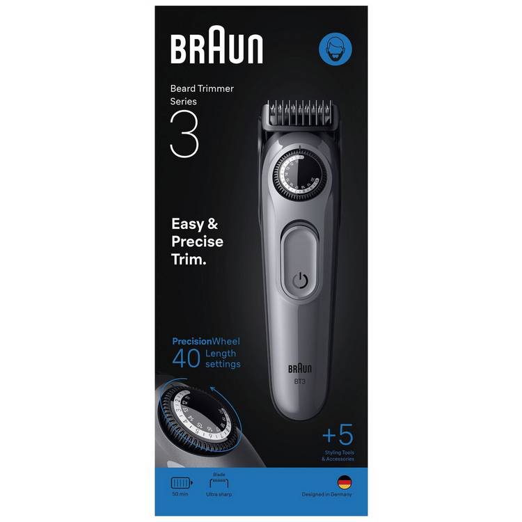 Braun Series 3 beard trimmer BT3560 - British product