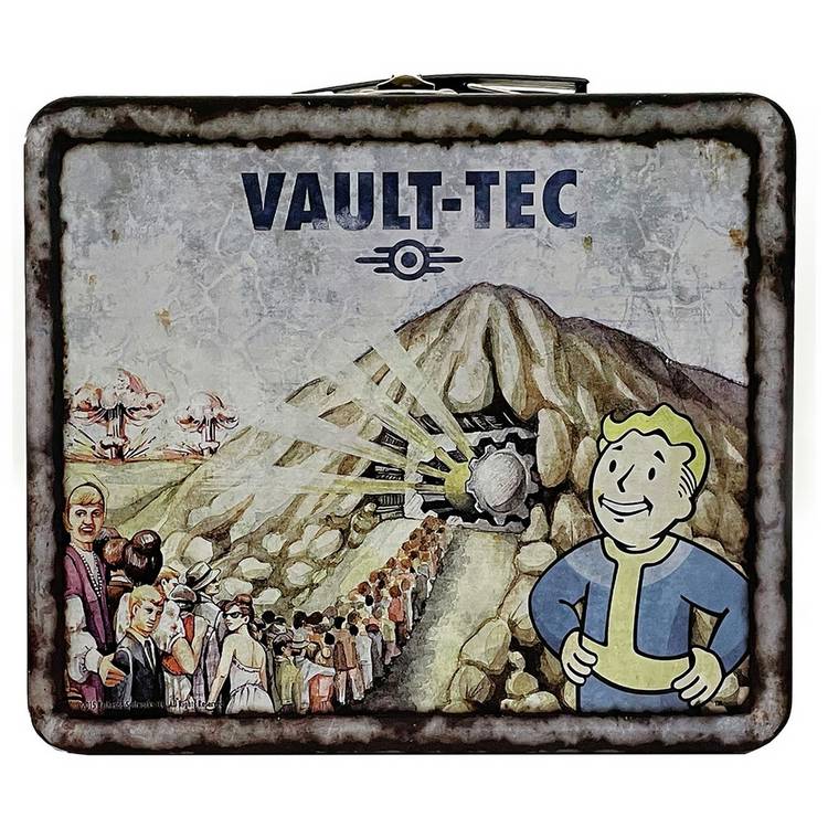 Fallout Vault-Tec lunchbox and flask 19cm, imported from the UK