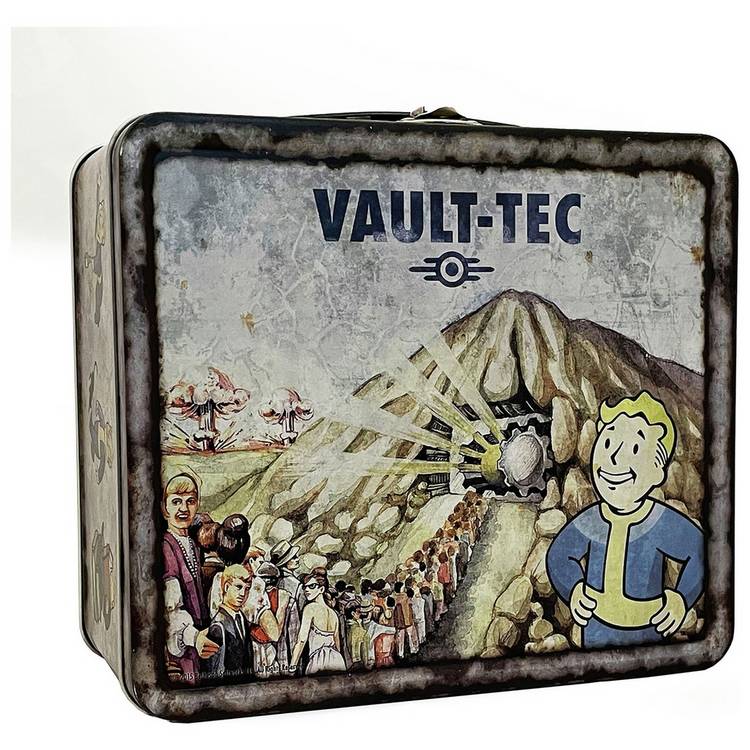 Fallout Vault-Tec lunchbox and flask 19cm, imported from the UK