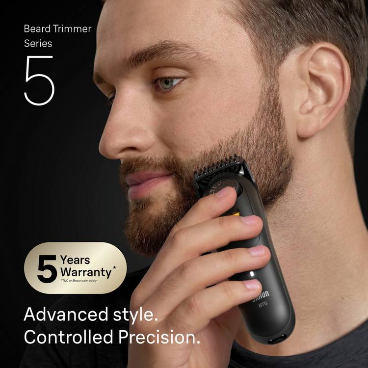 Braun BT 5500 beard trimmer, UK version