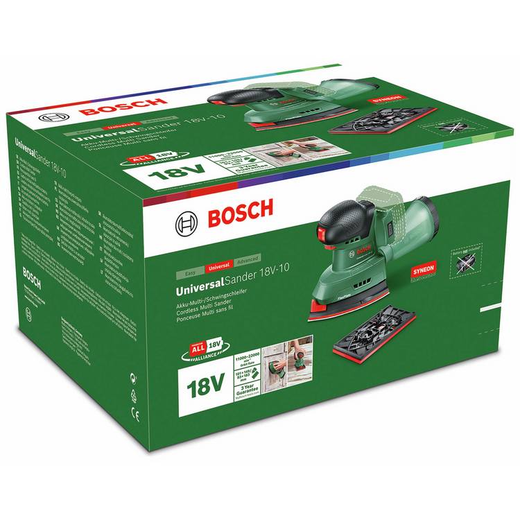 Bosch UniversalSander 18V-10 cordless sander - British product
