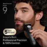 Braun BT 9560 Series 9 Cordless Beard Trimmer, UK version