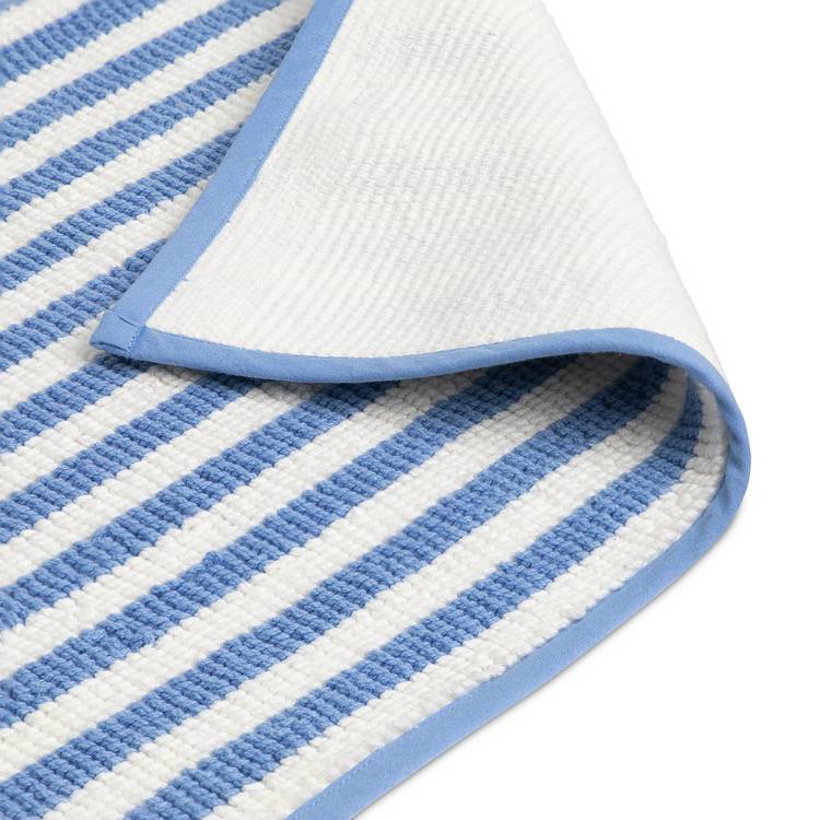 Habitat blue stripe bath mat 80x50cm - British product