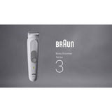 Braun BG 3500 Series 3 body trimmer, imported from the UK