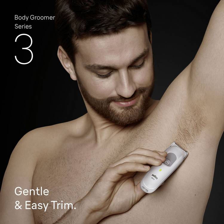 Braun BG 3500 Series 3 body trimmer, imported from the UK